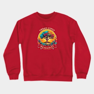 Urban Gypsy Wearables – Vibrant Tree Crewneck Sweatshirt